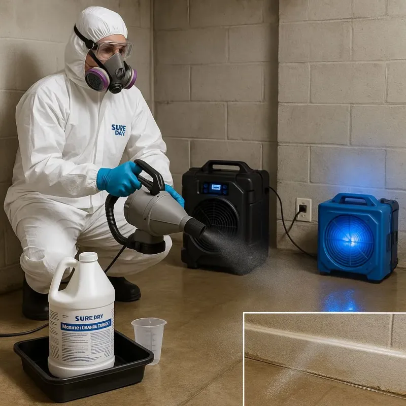 Sanitization and Odor Removal process in Beaufort County, NC
